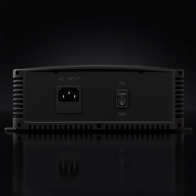 Qoltec Intelligent Professional Monolith Battery Charger for LiFePO4 AGM GEL SLA batteries | 50A | 12V