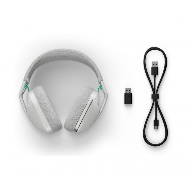 Logitech G G321 LIGHTSPEED Headset Wireless Head-band Gaming USB Type-C Bluetooth White Logitech G G321 LIGHTSPEED Headset Wireless Head-band Gaming USB Type-C Bluetooth White