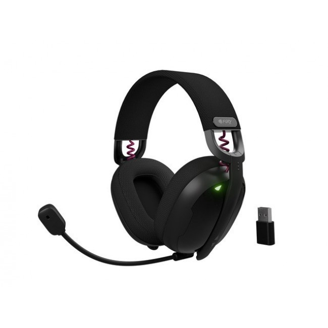 OVER-EAR HEADPHONES FURY FUKIYA F6 WITH MICROPHONE WIRELESS BLACK