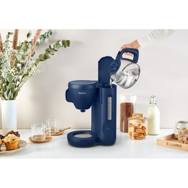 Tefal CM2M1410 Drip coffee maker 1000 W 1.25 l Navy blue