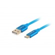 Lanberg CA-USBO-22CU-0005-BL USB cable 0.5 m USB 2.0 USB A USB C Blue Lanberg CA-USBO-22CU-0005-BL USB cable 0.5 m USB 2.0 USB A USB C Blue