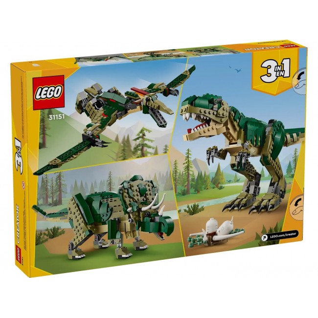 Blocks LEGO CREATOR 3 IN 1 31151 T. Rex Blocks LEGO CREATOR 3 IN 1 31151 T. Rex