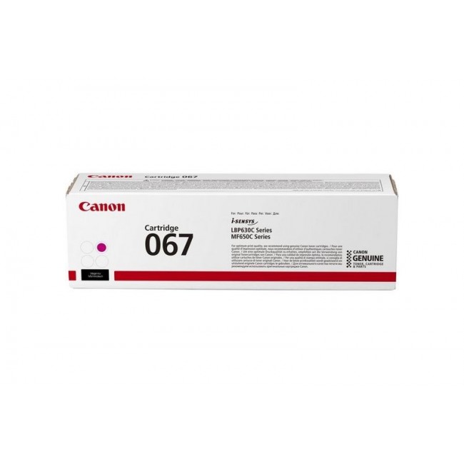 Canon 067 toner cartridge 1 pc(s) Original Magenta Canon 067 toner cartridge 1 pc(s) Original Magenta