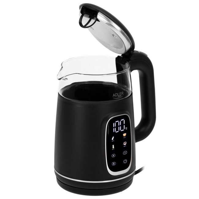 ADLER AD 1305 electric kettle black/silver ADLER AD 1305 electric kettle black/silver