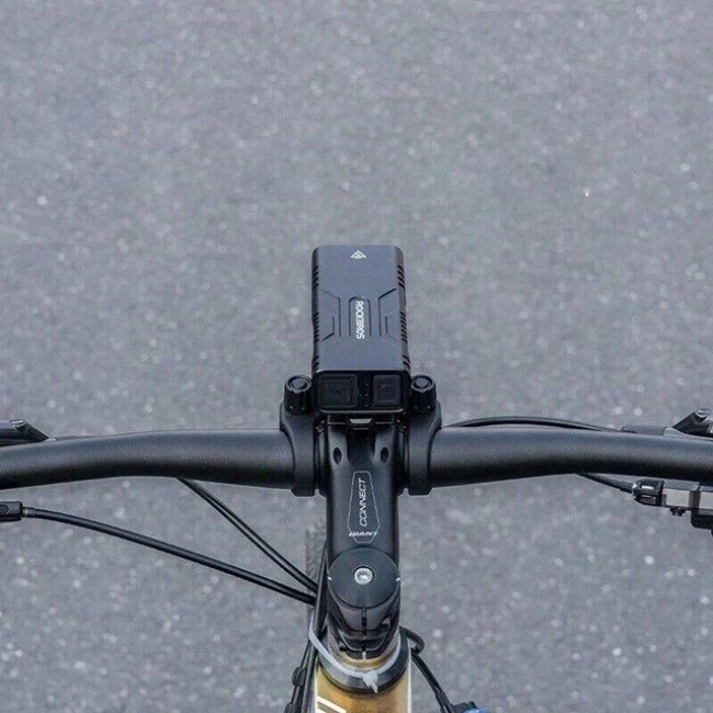 Rockbros Bike light with power bank function + USB-C to USB-A cable, 850 lm, black Rockbros Bike light with power bank function + USB-C to USB-A cable, 850 lm, black