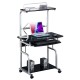 Techly Compact Multi-Function Computer Desk, Glossy Black ICA-TB 7800BK Techly Compact Multi-Function Computer Desk, Glossy Black ICA-TB 7800BK