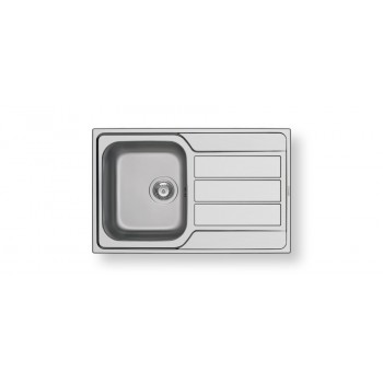PYRAMIS 100178701 kitchen sink Flush-mounted sink Rectangular Stainless steel