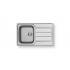 PYRAMIS 100178701 kitchen sink Flush-mounted sink Rectangular Stainless steel