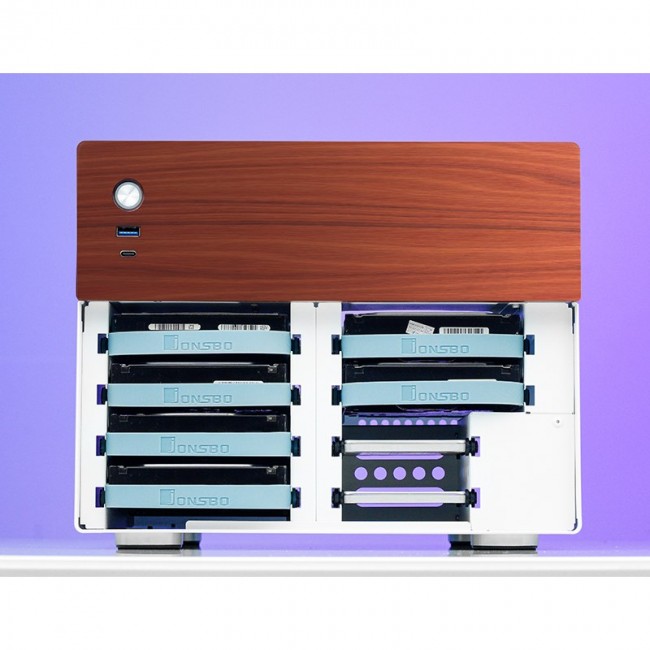 Jonsbo N4 WHITE computer case Micro Tower