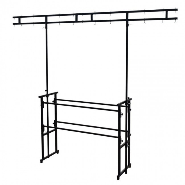 STAND4ME DJ120 DUO DJ Stand with Crossbar