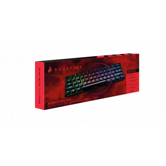 SureFire KingPin M1 keyboard Gaming USB QWERTY US English Black