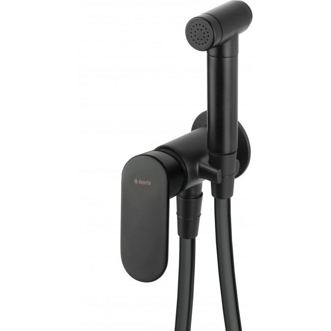 Concealed bidet mixer with bidetta shower head