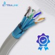 Extralink Twisted pair CAT6A FTP (F/FTP) V2 Indoor 500M