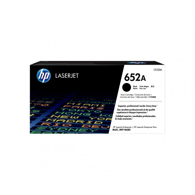 HP 652A Black Original LaserJet Toner Cartridge HP 652A Black Original LaserJet Toner Cartridge
