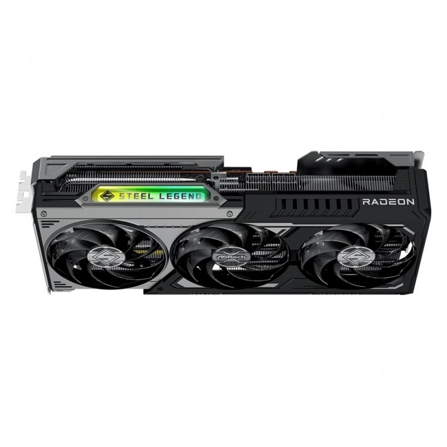 ASRock AMD Radeon RX 9070 XT Steel Legend Dark 16GB graphics card ASRock AMD Radeon RX 9070 XT Steel Legend Dark 16GB graphics card