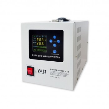Przetwornica VOLT POLSKA SINUSPRO 2200E PLUS 12/230V (1200/2200W) [AGM, GEL, LiFePO4]
