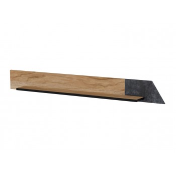 Cama OVO shelf 130x20xH15 oak/concrete