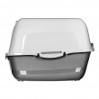 DIAMENTIQ BAYA light grey/dark grey - cat litter box - 55,5 x 40 x 38,7 cm