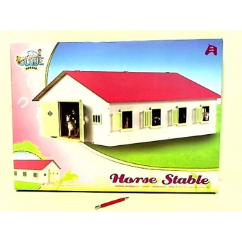 A wooden stable. 7-box 72.5x60x37.5cm 610189 44941