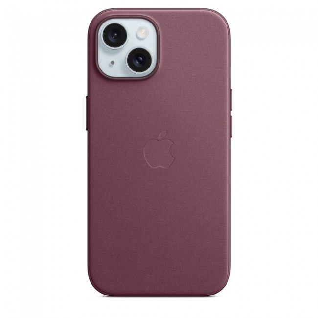 Apple iPhone 15 FineWoven Case with MagSafe - Mulberry Apple iPhone 15 FineWoven Case with MagSafe - Mulberry