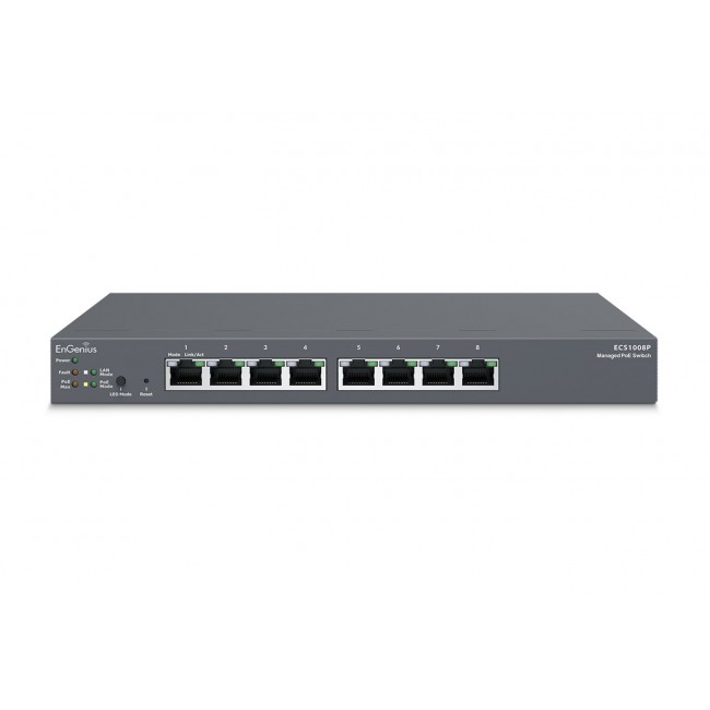 EnGenius CloudSwitch L2Plus 8 PoE
