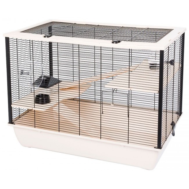 INTER-ZOO Hugo Wood beige - cage for rodents - 78 x 48 x 58cm INTER-ZOO Hugo Wood beige - cage for rodents - 78 x 48 x 58cm