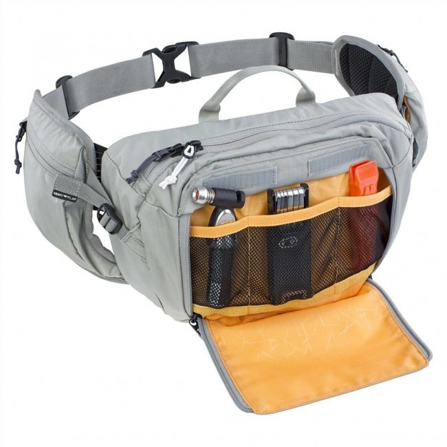 EVOC Hip Pack waist bag Mesh, Nylon, Ripstop Grey