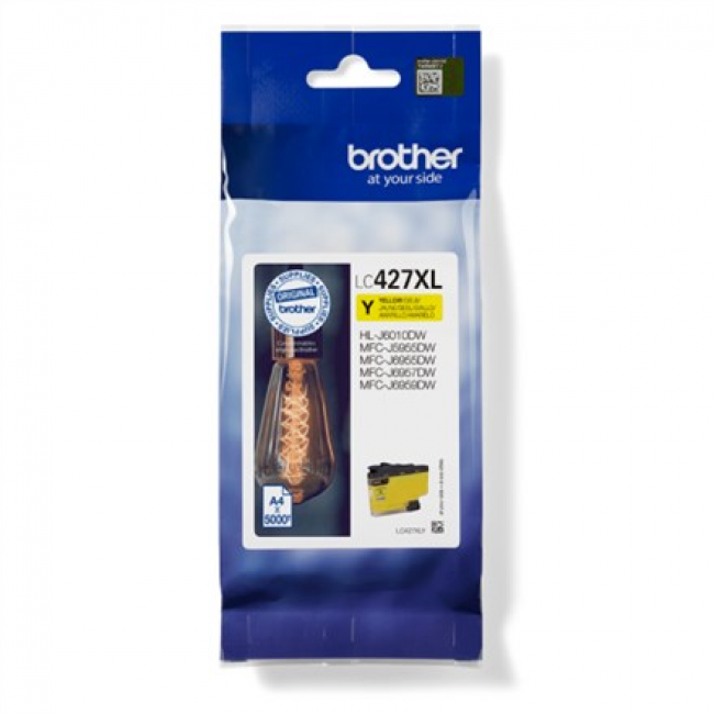 Brother LC-427XLY ink cartridge 1 pc(s) Original High (XL) Yield Yellow Brother LC-427XLY ink cartridge 1 pc(s) Original High (XL) Yield Yellow