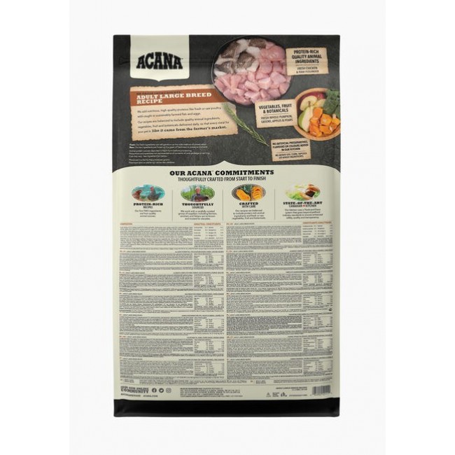 ACANA Dog Adult Large breed - dry dog food - 17kg