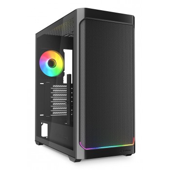 Sharkoon AK4W RGB Strip Midi Tower Black