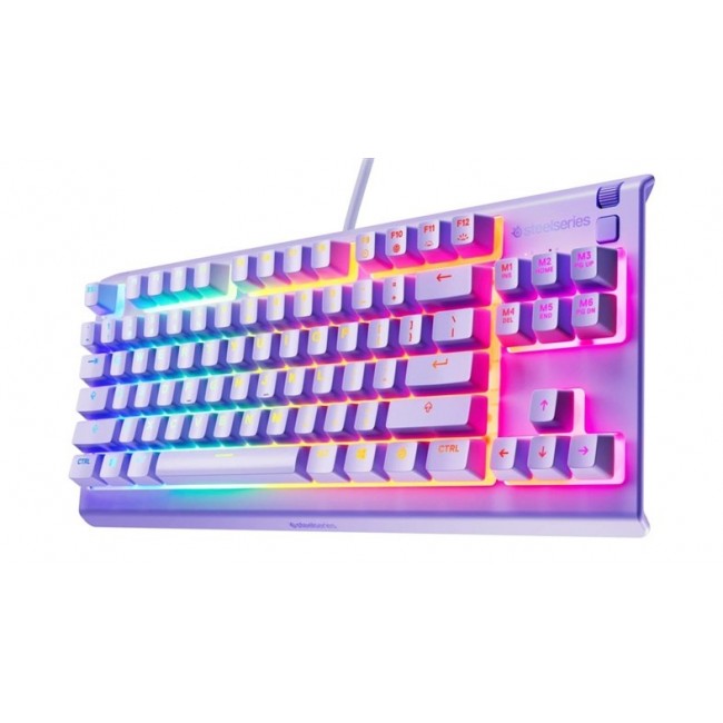 Steelseries Apex 3 TKL - US keyboard Gaming USB US English Lavender