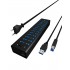 ICY BOX IB-AC6113 USB 3.2 Gen 1 (3.1 Gen 1) Type-B 5000 Mbit/s Black