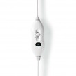 Nedis 1 Person, 150 x 80 cm, 3 Heat Settings, Washable, Overheating protection, Polyester / Synthetic, White