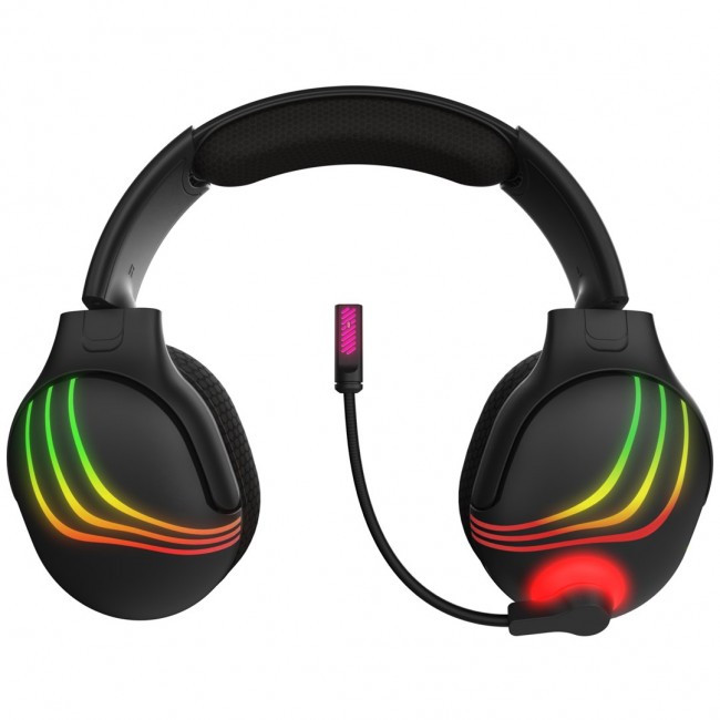 PDP 049-032-BK headphones/headset Wireless Head-band Gaming Bluetooth Black