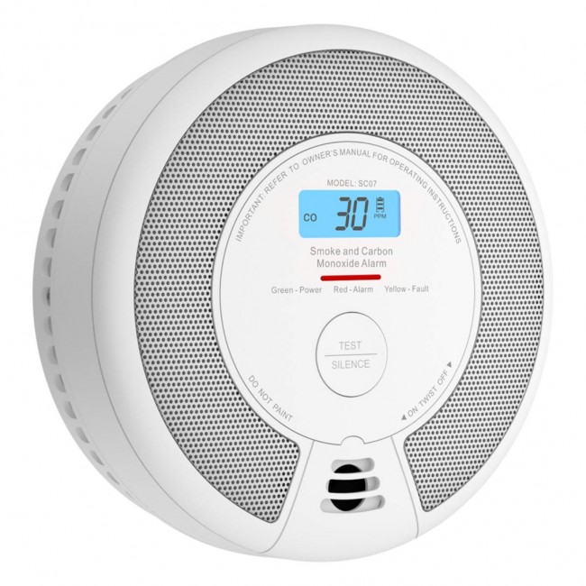 X-Sense SC07 smoke detector Photoelectrical reflection detector Interconnectable Wireless X-Sense SC07 smoke detector Photoelectrical reflection detector Interconnectable Wireless