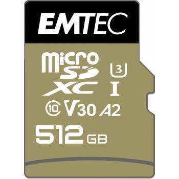 Emtec ECMSDM512GXC10SP memory card 512 GB MicroSDXC UHS-I Class 10