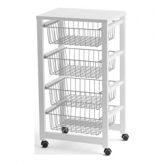 Kitchen cart - 83 x 46 cm, White