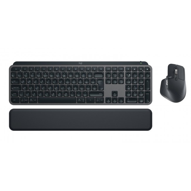 Logitech Master MX Keys Combo for Bussiness keyboard Mouse included Office RF Wireless + Bluetooth QWERTY US International Graphite Logitech Master MX Keys Combo for Bussiness keyboard Mouse included Office RF Wireless + Bluetooth QWERTY US International Graphite