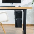 LogiLink EO0005 CPU holder Desk-mounted CPU holder Black