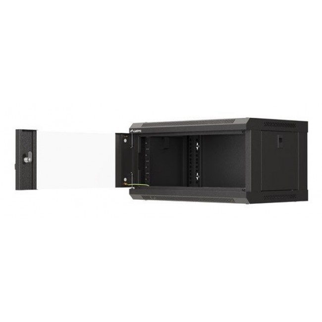 Lanberg WF03-5304-10B rack cabinet 4U Wall mounted rack Black