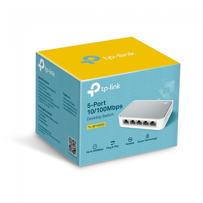 TP-Link TL-SF1005D Managed Fast Ethernet (10/100) White