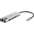 D-Link DUB-M520 laptop dock/port replicator Wired Thunderbolt 3 Aluminium