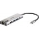 D-Link DUB-M520 laptop dock/port replicator Wired Thunderbolt 3 Aluminium