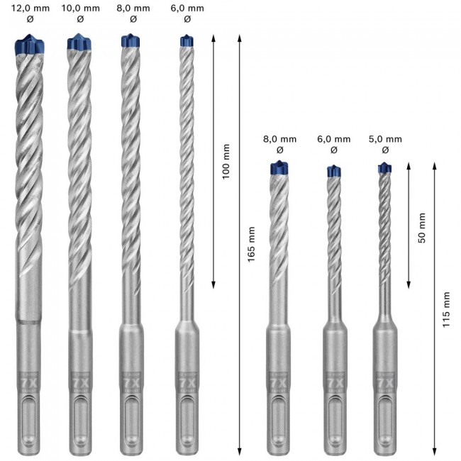 Bosch Expert 2 608 900 195 drill bit Drill bit set 7 pc(s) Bosch Expert 2 608 900 195 drill bit Drill bit set 7 pc(s)