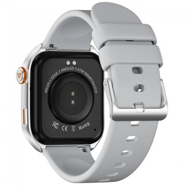 Weofly Edge 2 Smartwatch - Multifunction Watch Bluetooth BT5.3 Silver Weofly Edge 2 Smartwatch - Multifunction Watch Bluetooth BT5.3 Silver
