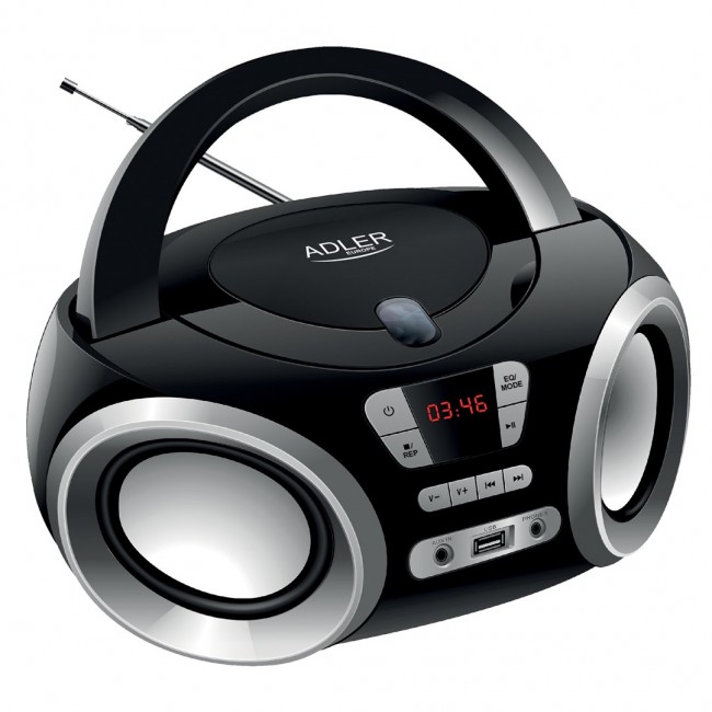 Adler AD 1181 CD player Portable CD player Black, Silver Adler AD 1181 CD player Portable CD player Black, Silver