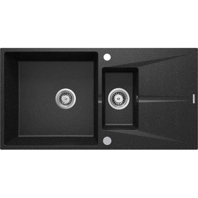 1.5-bowl granite sink with drainer 1.5-bowl granite sink with drainer