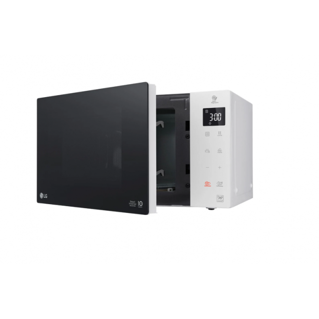 LG MS 23 NECBW, Over the range, Solo microwave, 23 L, 1000 W, Touch, Black, White