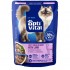 OPTIVITAL Tasty shreds in gravy with lamb - wet cat food - 85g