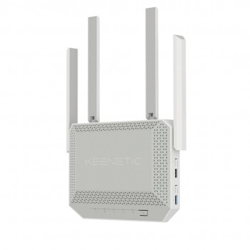 Keenetic Titan BE7200 Mesh Wi-Fi 7 Multi-Gigabit Router with a 1 10G, 1 2.5G and 4 1G Smart Switch, Multifunctional USB 3.2 and 2.0 Ports